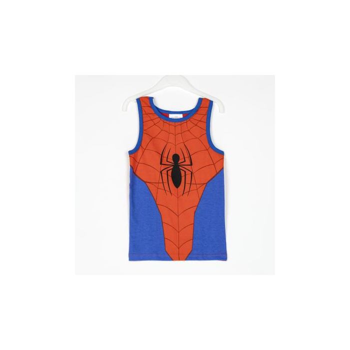 Pijama Tirantes Single Jersey Neceser Spiderman Azul 1