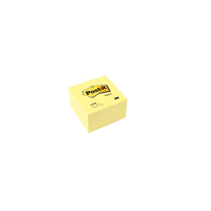 Cubo 450 Hojas Notas Adhesivas 76X76Mm Canary Yellow 636-B Post-It 7100172238