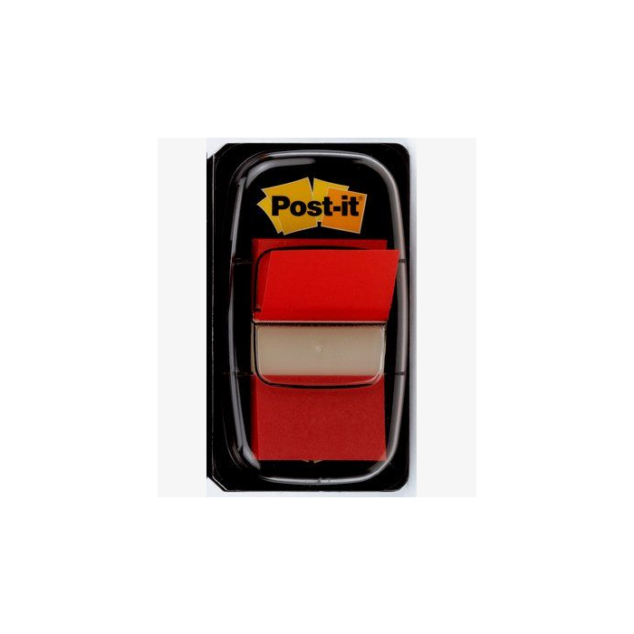 Blister Dispensador 50 Marcadores Index Rojo 25,4X43,2Mm 680-1 Post-It 7100089833