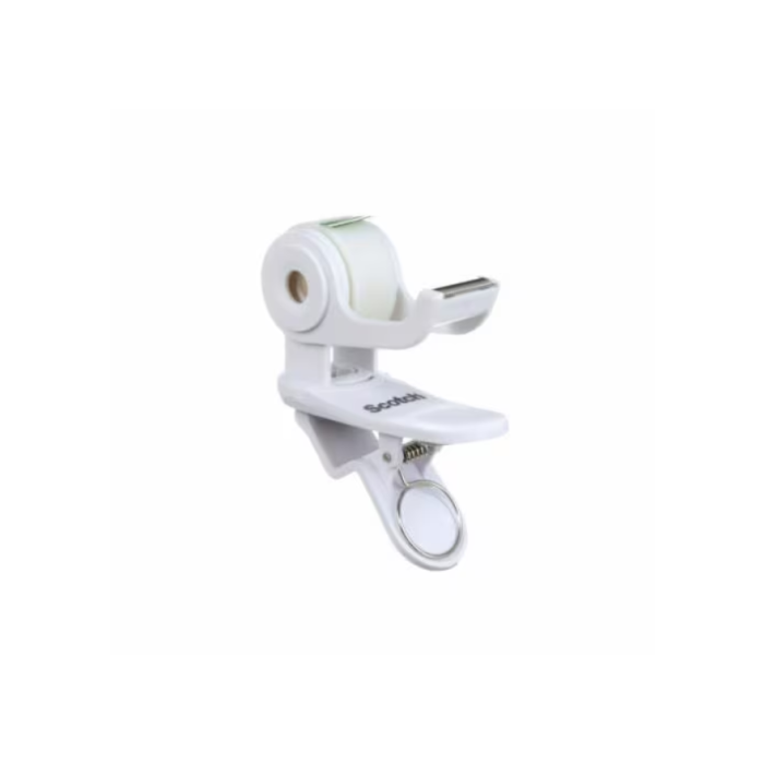 DISPENSADOR CLIP&amp;TWIST C19 BLANCO CON ROLLO CINTA INVISIBLE 19MM X 8,89M MAGIC C19-CLIP-WH-EMEA SCOTH 7012754545