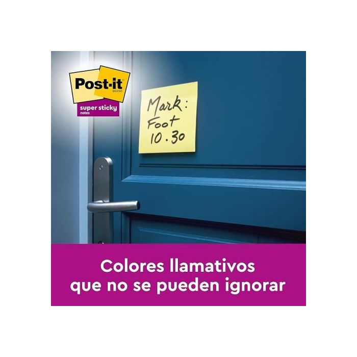 Pack 18+6 Blocs 90 Hojas Z-Notes Adhesivas 76X76Mm Super Sticky Canary Yellow R330-Sscy-Vp20 Post-It 7100236629 1