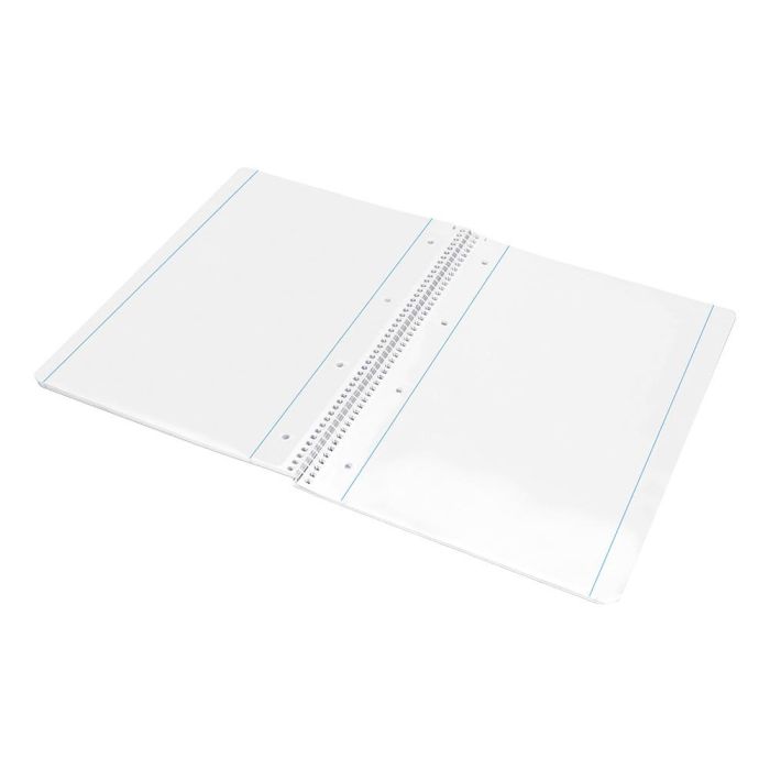 Cuaderno Espiral Liderpapel A4 Micro Serie Azul Tapa Blanda 80H 75 gr Liso Con Margen 4 Taladros Azul 5 unidades 8
