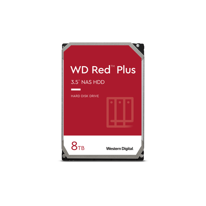 Wd Hd Interno Wd Red Plus 8Tb 3.5 Sata - WD80EFPX