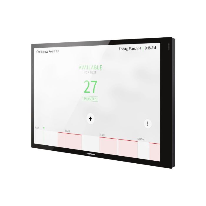 Crestron 10.1 In. Wall Mount Touch Screen, Black Smooth (Tsw-1070-B-S) 6510814 1