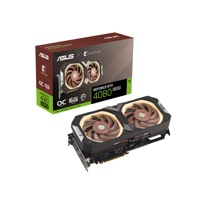 ASUS RTX4080S-O16G-NOCTUA NVIDIA GeForce RTX 4080 SUPER 16 GB GDDR6X 11