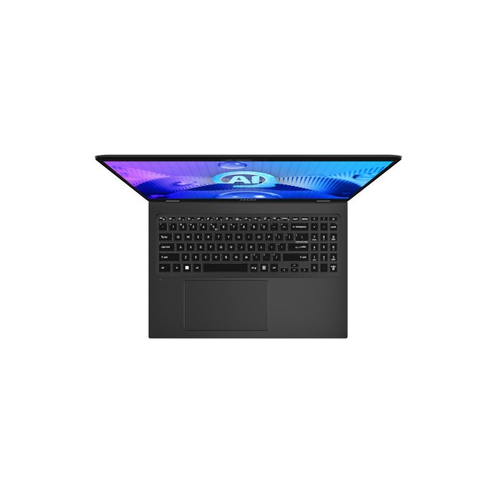 MSI Prestige 16 AI Studio B1VEG-025ES Portátil 40,6 cm (16") Quad HD+ Intel Core Ultra 7 155H 32 GB LPDDR5-SDRAM 1 TB SSD NVIDIA GeForce RTX 4050 Wi-Fi 7 (802.11be) Windows 11 Home Gris 10