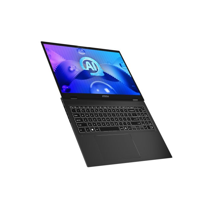 MSI Prestige 16 AI Studio B1VEG-025ES Portátil 40,6 cm (16") Quad HD+ Intel Core Ultra 7 155H 32 GB LPDDR5-SDRAM 1 TB SSD NVIDIA GeForce RTX 4050 Wi-Fi 7 (802.11be) Windows 11 Home Gris 13