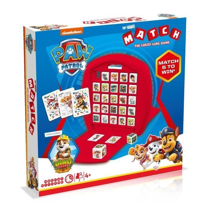 Winning Moves AUC1695894179575 Match PAW Patrol Dino Rescue - Juego de Mesa de Observación y Táctica Winning Moves AUC1695894179575 Match PAW Patrol Dino Rescue - Juego de Mesa de Observación y Táctica
