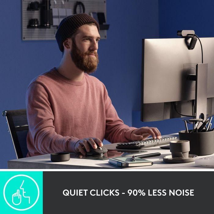 Logitech MX Master 3S Ratón Inalámbrico Performance, Clic Silencioso, 8000 DPI, Seguimiento en Cristal, Scroll MagSpeed, Ergonómico 12