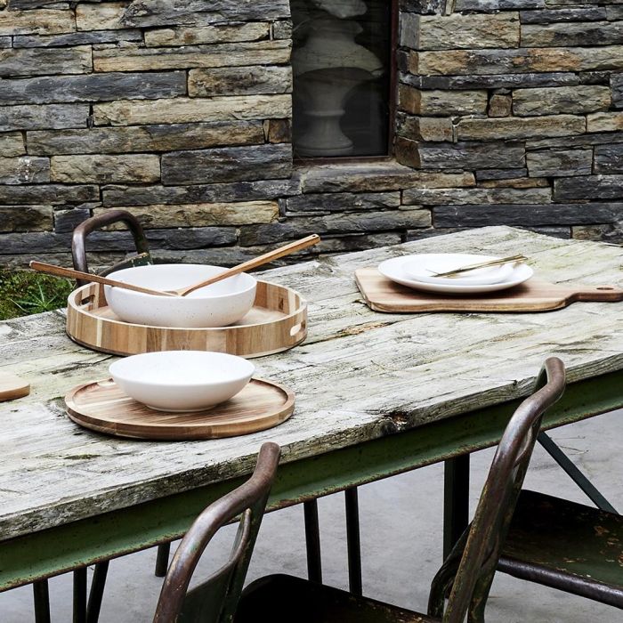 Home Deco Factory Ensaladera Portofino 25 cm Efecto Piedra 5