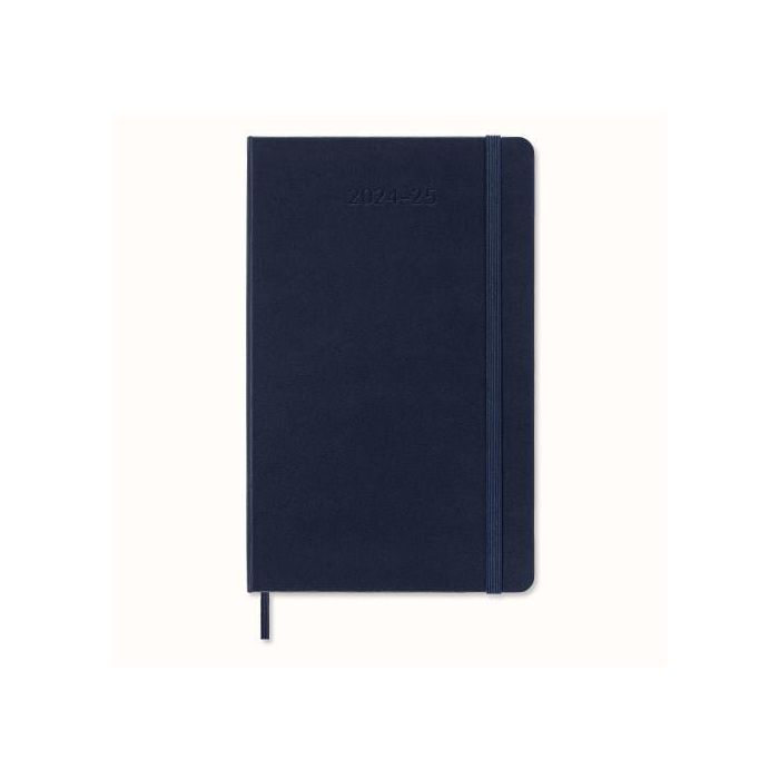 Agenda 18 Meses 2024-2025 Semanal L (13 X 21 Cm) Azul Zafiro Tapa Dura Moleskine DHB2018WN3Y25