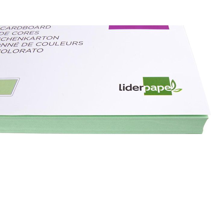 Cartulina Liderpapel A3 180 gr-M2 Verde Paquete De 100 Hojas 4