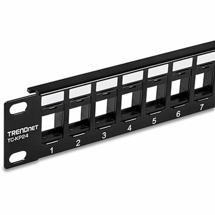 Patch Panel 24 Puertos UTP Categoría 5e Trendnet TC-KP24              1