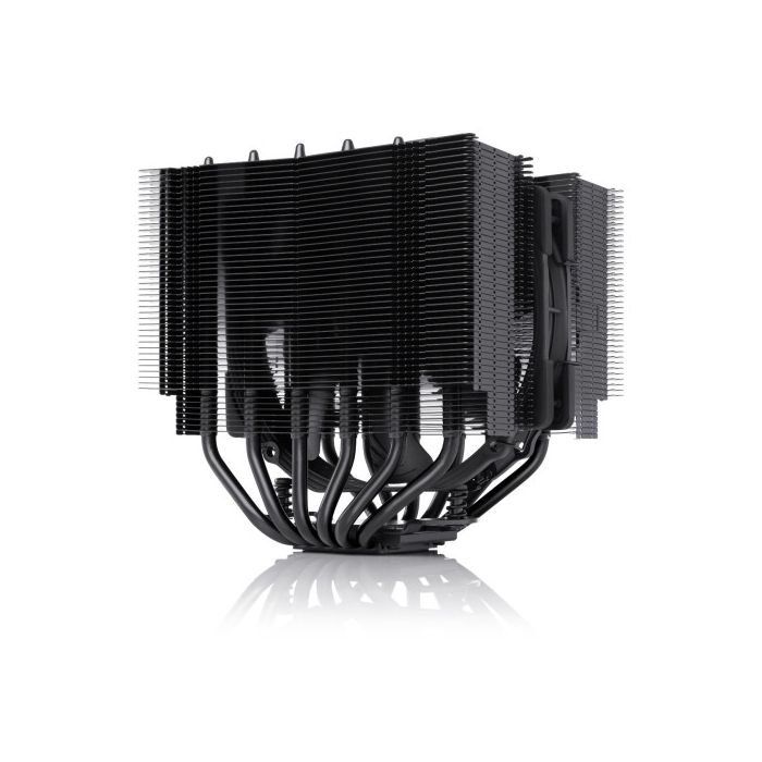 Noctua Cooler Cpunoctua Nh-D15S Chromax.Black, 6 Heatpipes Dual Tower, 1X Nf-A15 140Mm Fan Pwm, Lga1851, Lga1700, Lga1200, Lga1151, Am5, Am4