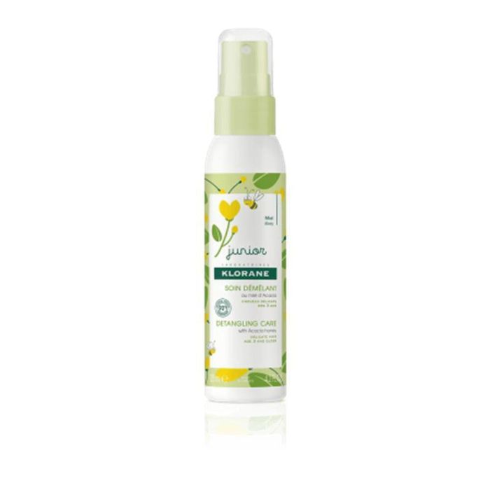 Klorane Desenredante de Cabello JUNIOR Spray con Miel de Acacia para Niños 3+ Años, Sin Siliconas ni Amoniaco 125 ml