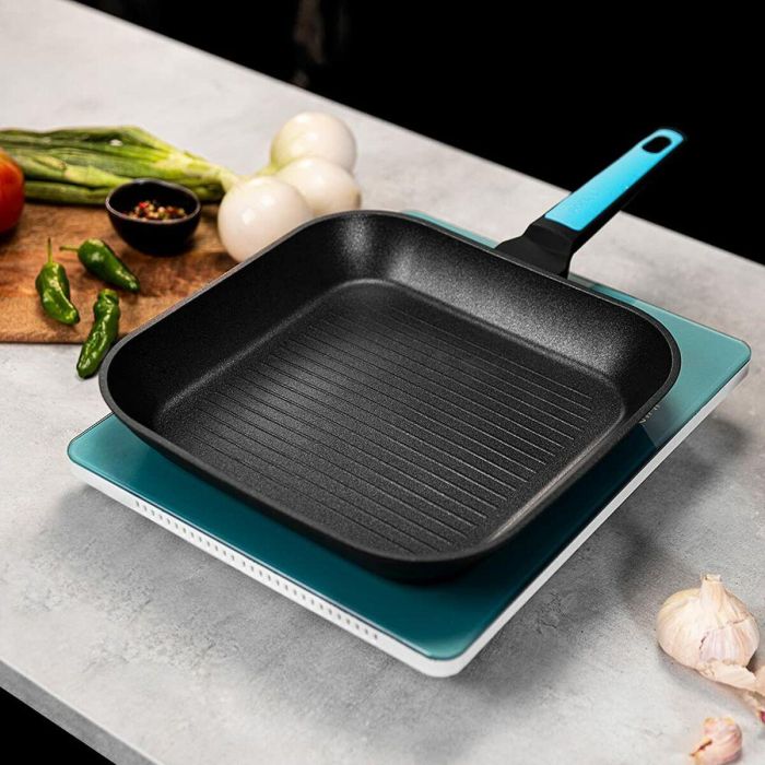 Plancha de Asar Cecotec Polka Platinum 28 Thunder Aluminio Ø 28 cm 1