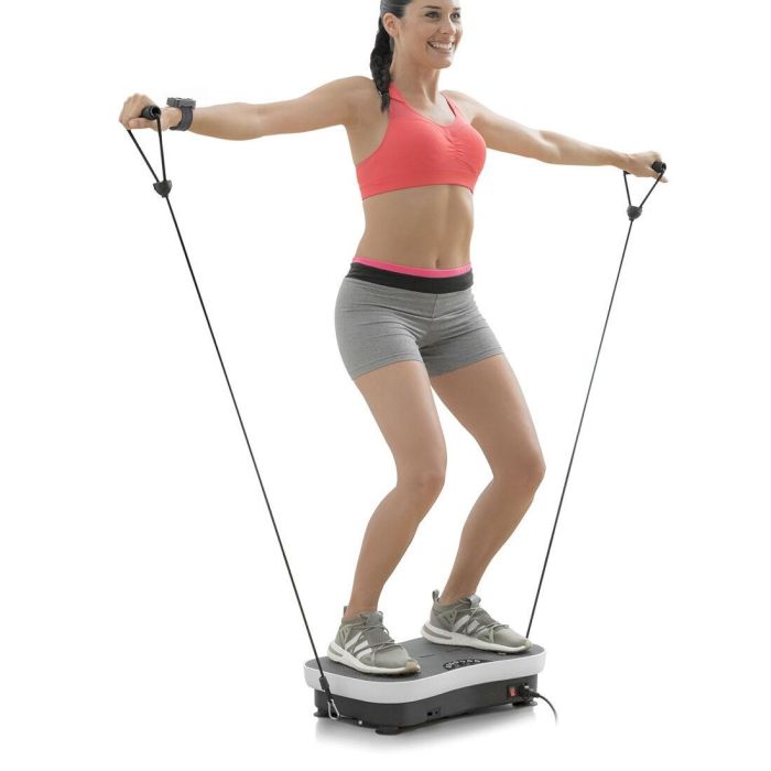Plataforma Vibratoria de Entrenamiento con Accesorios y Guía de Ejercicios Vybeform InnovaGoods 13