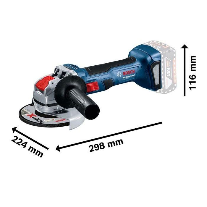 Amoladora BOSCH PROFESSIONAL GWX 18V-7 Solo L-Boxx 2 Amoladora BOSCH PROFESSIONAL GWX 18V-7 Solo L-Boxx 2
