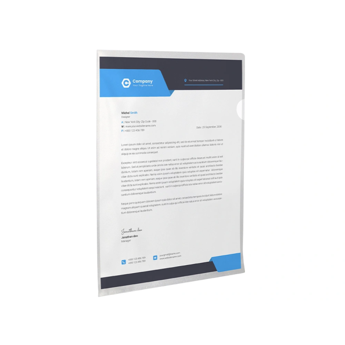 Portadocumentos Q-Connect KF24002 Transparente A4