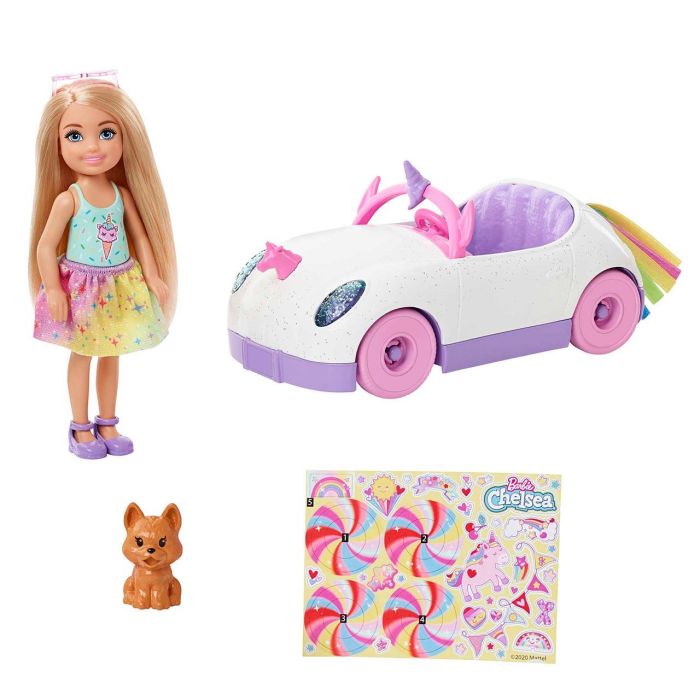 Muñeca Barbie Chelsea Con Coche Y Mascota Gxt41 Mattel 1