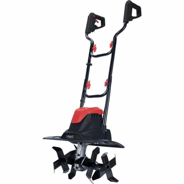 Scheppach MTE380 Abajadora Eléctrica 1050W 1.4 CV Trabajo 360x205mm 16 Cuchillos Negra y Roja para Huertas 1 Scheppach MTE380 Abajadora Eléctrica 1050W 1.4 CV Trabajo 360x205mm 16 Cuchillos Negra y Roja para Huertas 1