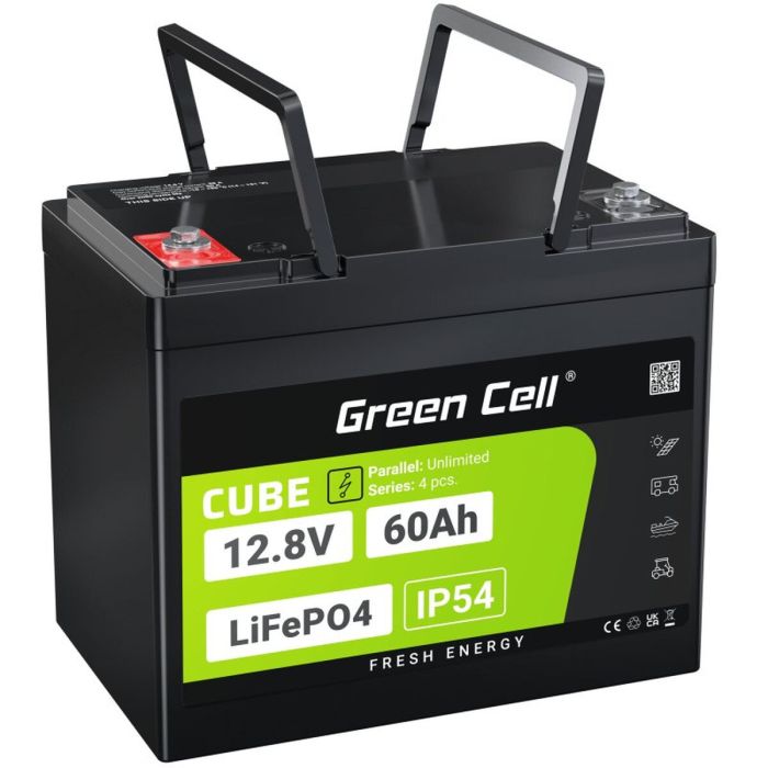 Batería para SAI Green Cell LFPGC12V60AH 60 Ah 768 Wh