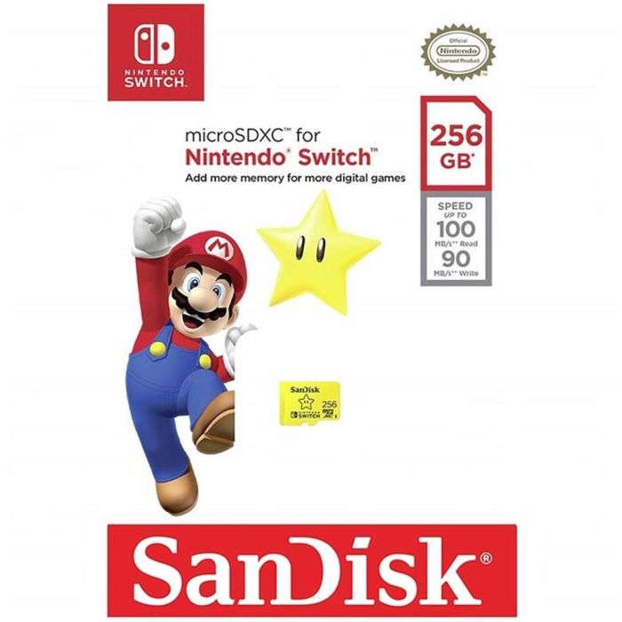 SanDisk SDSQXAO-256G-GNCZN Tarjeta microSDXC 256 GB UHS-I U3 para Nintendo Switch, Velocidad hasta 100 MB/s 2 SanDisk SDSQXAO-256G-GNCZN Tarjeta microSDXC 256 GB UHS-I U3 para Nintendo Switch, Velocidad hasta 100 MB/s 2