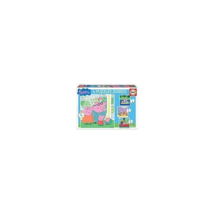 Puzzles Progresivos Peppa Pig 6-9-12-16 15918 Educa 2