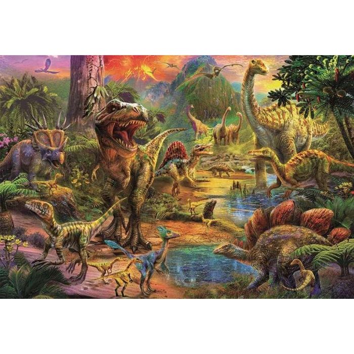 Puzzle 1000 piezas Tierra de Dinosaurios 4