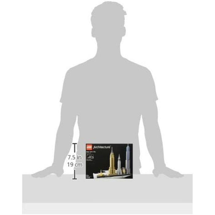 Lego Architecture Skyline - Ciudad de Nueva York con edificios Flatiron, Chrysler, Empire State, One World Trade Center y Estatua de la Libertad 2 Lego Architecture Skyline - Ciudad de Nueva York con edificios Flatiron, Chrysler, Empire State, One World Trade Center y Estatua de la Libertad 2