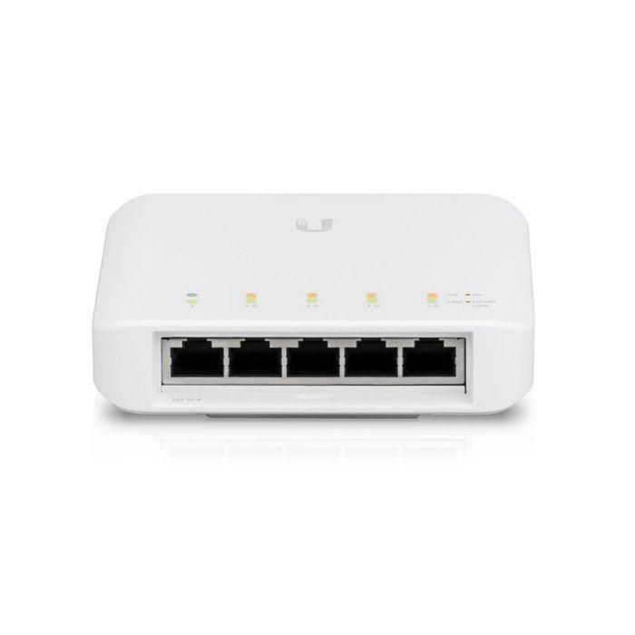 Ubiquiti USW-Flex Switch Gestionado L2 PoE, 5 Puertos Gigabit Ethernet, 122.5 x 107.1 x 28 mm, Blanco 6