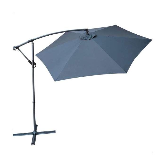 Parasol Aktive Gris 300 cm Ø 4,2 cm Aluminio Parasol Aktive Gris 300 cm Ø 4,2 cm Aluminio