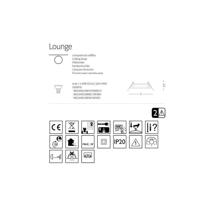 Lámpara de Techo "Lounge" [I-L-138978] 1