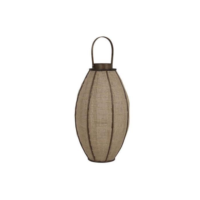 Portavela Scandi DKD Home Decor Natural 34 x 74 x 34 cm