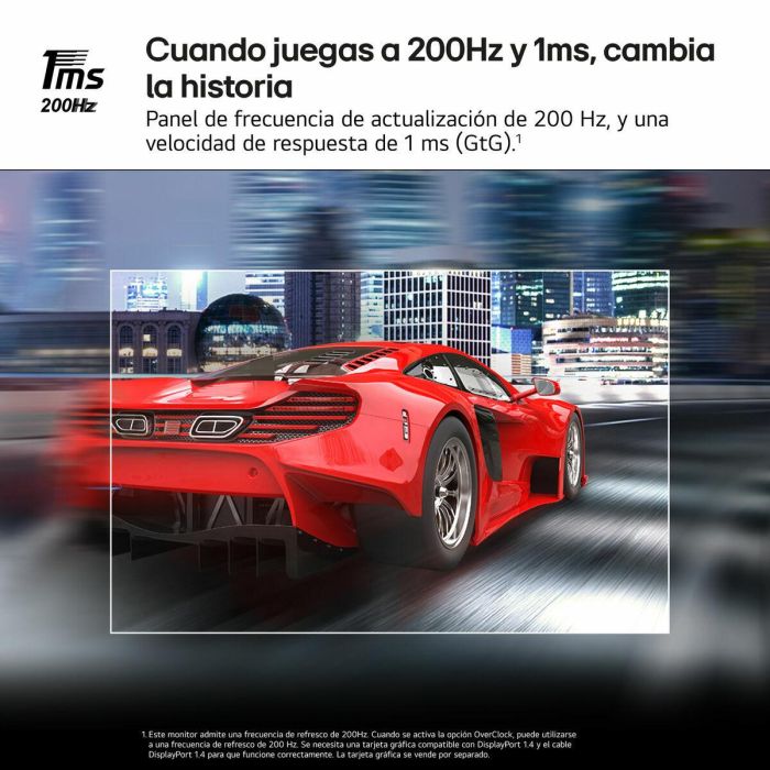 LG UltraGear™ de 27 pulgadas Monitor Gaming QHD de 200Hz | 1ms de tiempo de respuesta, Compatible con G-SYNC®, FreeSync™ 45 LG UltraGear™ de 27 pulgadas Monitor Gaming QHD de 200Hz | 1ms de tiempo de respuesta, Compatible con G-SYNC®, FreeSync™ 45