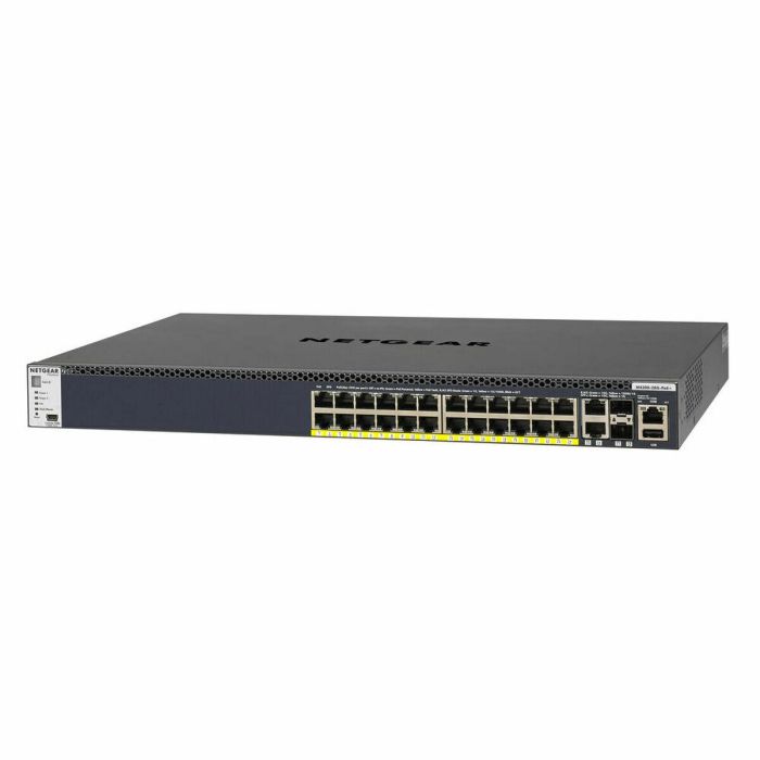 Netgear Switch Gestionado Apilable M4300 L3, 24 Puertos PoE+ 1G, 2 Puertos 10G-T, 2 Puertos 10G-X SFP+, APS1000W 0 Netgear Switch Gestionado Apilable M4300 L3, 24 Puertos PoE+ 1G, 2 Puertos 10G-T, 2 Puertos 10G-X SFP+, APS1000W 0