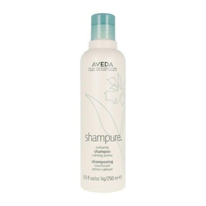 Aveda SHAMPURE Champú Nutritivo 250 ml - 96% Ingredientes Naturales, Aroma Relajante, Sin Siliconas