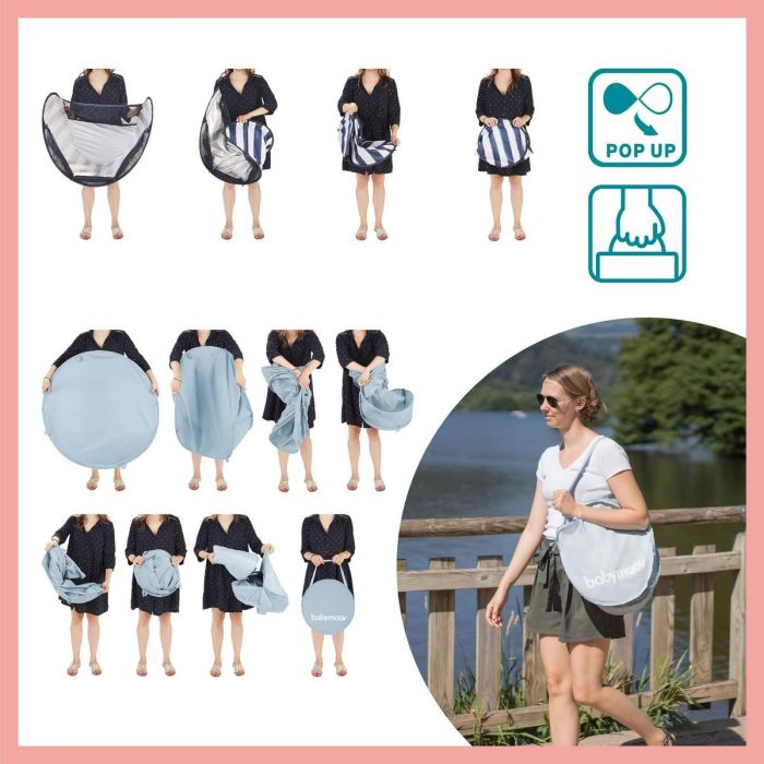 Babymoov Zona de Juegos Aquani Mariniere Anti-UV SPF 50+ 3 en 1 para Bebé 2