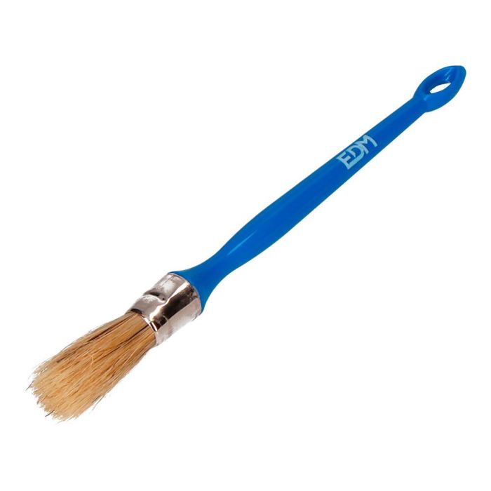 Edm Brocha redonda n°6 ø6mm con cerdas naturales para todo tipo de pinturas y barnices 0 Edm Brocha redonda n°6 ø6mm con cerdas naturales para todo tipo de pinturas y barnices 0