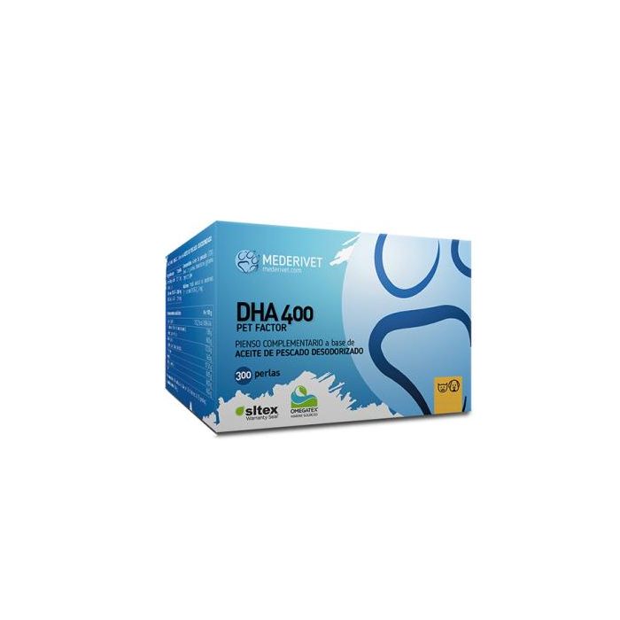 Dha 400 Pet Factor 300 Perlas