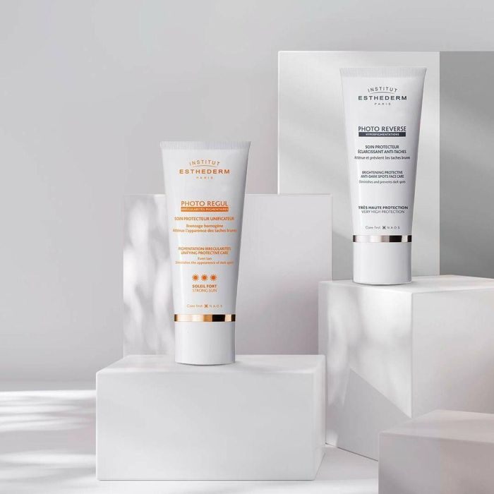 Institut Esthederm PHOTO REGUL Bronceador Sol Fuerte 50 ml - Protección UVA/UVB, Reduce Manchas