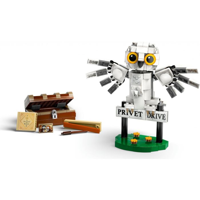 LEGO 76425 Set de Construcción Harry Potter: Lechuza Nival Hedwig Articulada - Número 4 de Privet Drive, Juguete Fantasía 3 LEGO 76425 Set de Construcción Harry Potter: Lechuza Nival Hedwig Articulada - Número 4 de Privet Drive, Juguete Fantasía 3