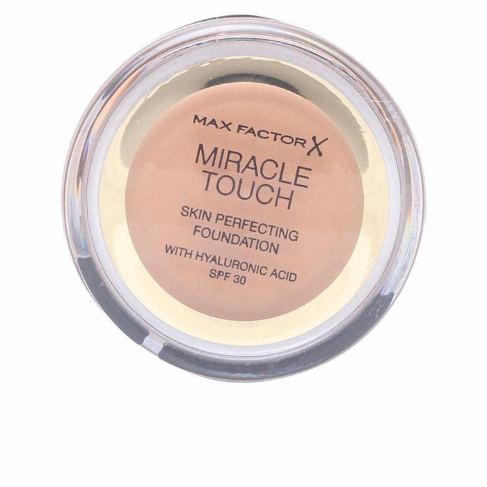Base de Maquillaje Fluida Miracle Touch Max Factor (12 g) 1 Base de Maquillaje Fluida Miracle Touch Max Factor (12 g) 1