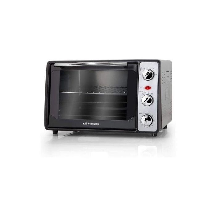 HORNO DE SOBREMESA ORBEGOZO HO 232 A - 1500W - CAPACIDAD 23L - 4 BARRAS CALEFACTORAS - BANDEJA + REJILLA + GANCHO PARA BANDEJA 0 HORNO DE SOBREMESA ORBEGOZO HO 232 A - 1500W - CAPACIDAD 23L - 4 BARRAS CALEFACTORAS - BANDEJA + REJILLA + GANCHO PARA BANDEJA 0