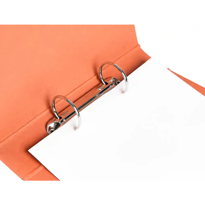 Liderpapel Carpeta de 2 anillas 40mm cuarto apaisado carton cuero 5