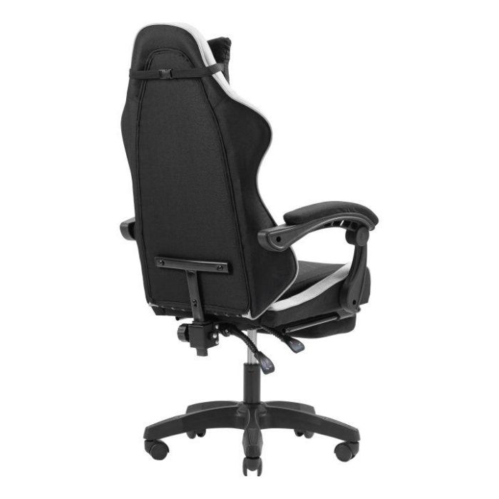 Mars Gaming Silla Gaming Ergonómica MGC-X, Racing, Negra y Blanca, Reclinable 135°, Reposabrazos Ajustables, Reposapiés Extensible, Soporte Lumbar y Cervical Mars Gaming Silla Gaming Ergonómica MGC-X, Racing, Negra y Blanca, Reclinable 135°, Reposabrazos Ajustables, Reposapiés Extensible, Soporte Lumbar y Cervical