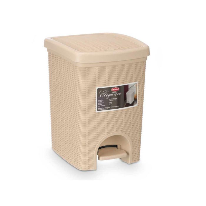 Papelera Stefanplast 30796 Beige Plástico 20 L (6 Unidades) 2