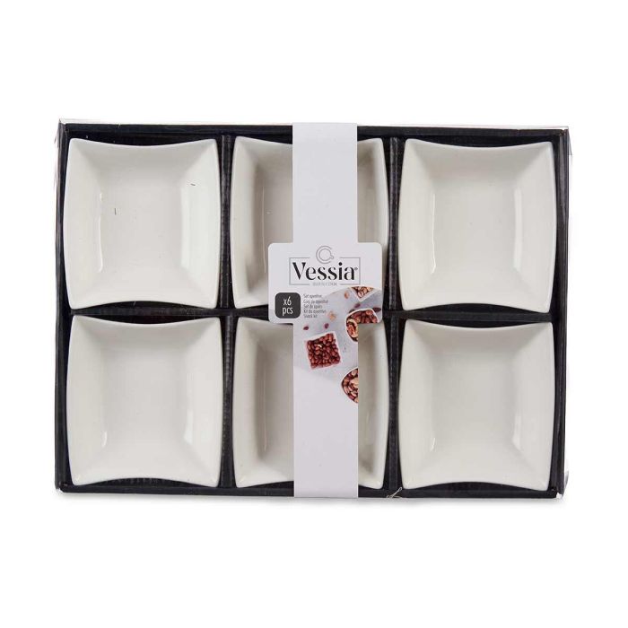 Set 6 Cuencos Porcelana Blanca Aperitivo 12Cm Vessia (8 Unidades) 2 Set 6 Cuencos Porcelana Blanca Aperitivo 12Cm Vessia (8 Unidades) 2