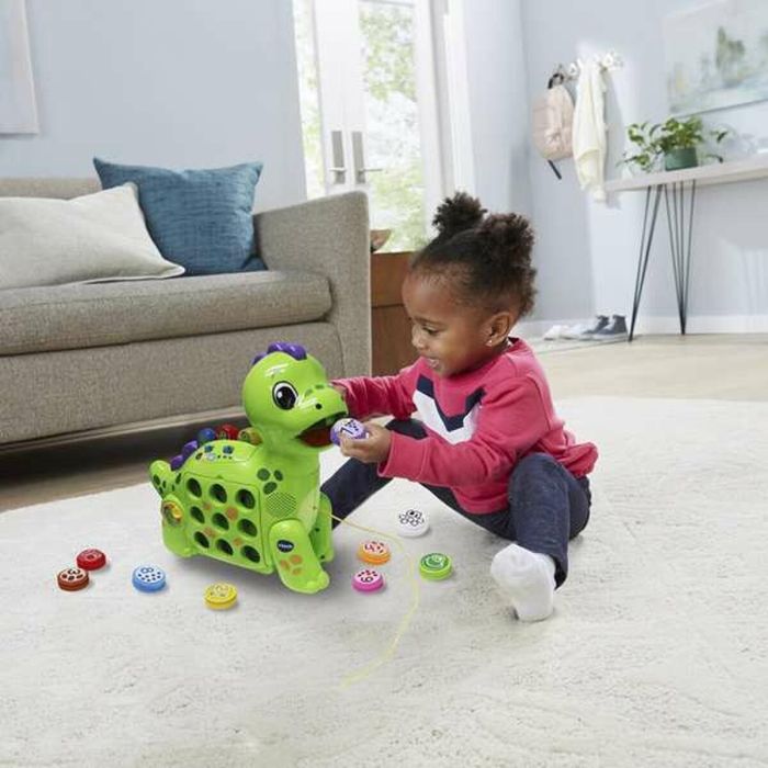 Juguete Interactivo Vtech 35 x 13,3 x 33 cm Verde Dinosaurio Juguete Interactivo Dibujo Magnético Manzana 3 Juguete Interactivo Vtech 35 x 13,3 x 33 cm Verde Dinosaurio Juguete Interactivo Dibujo Magnético Manzana 3