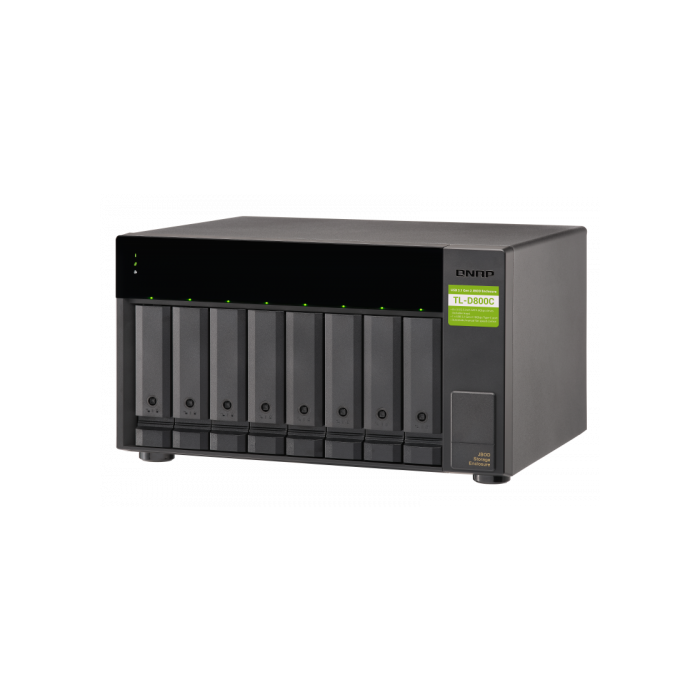 QNAP TL-D800C caja para disco duro externo Carcasa de disco duro/SSD Negro, Gris 2.5/3.5" 5 QNAP TL-D800C caja para disco duro externo Carcasa de disco duro/SSD Negro, Gris 2.5/3.5" 5